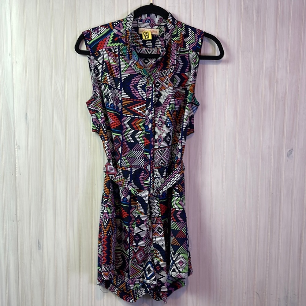MARA HOFFMAN OPEN BACK SHORT ROMPER SMALL - Picture 3 of 8